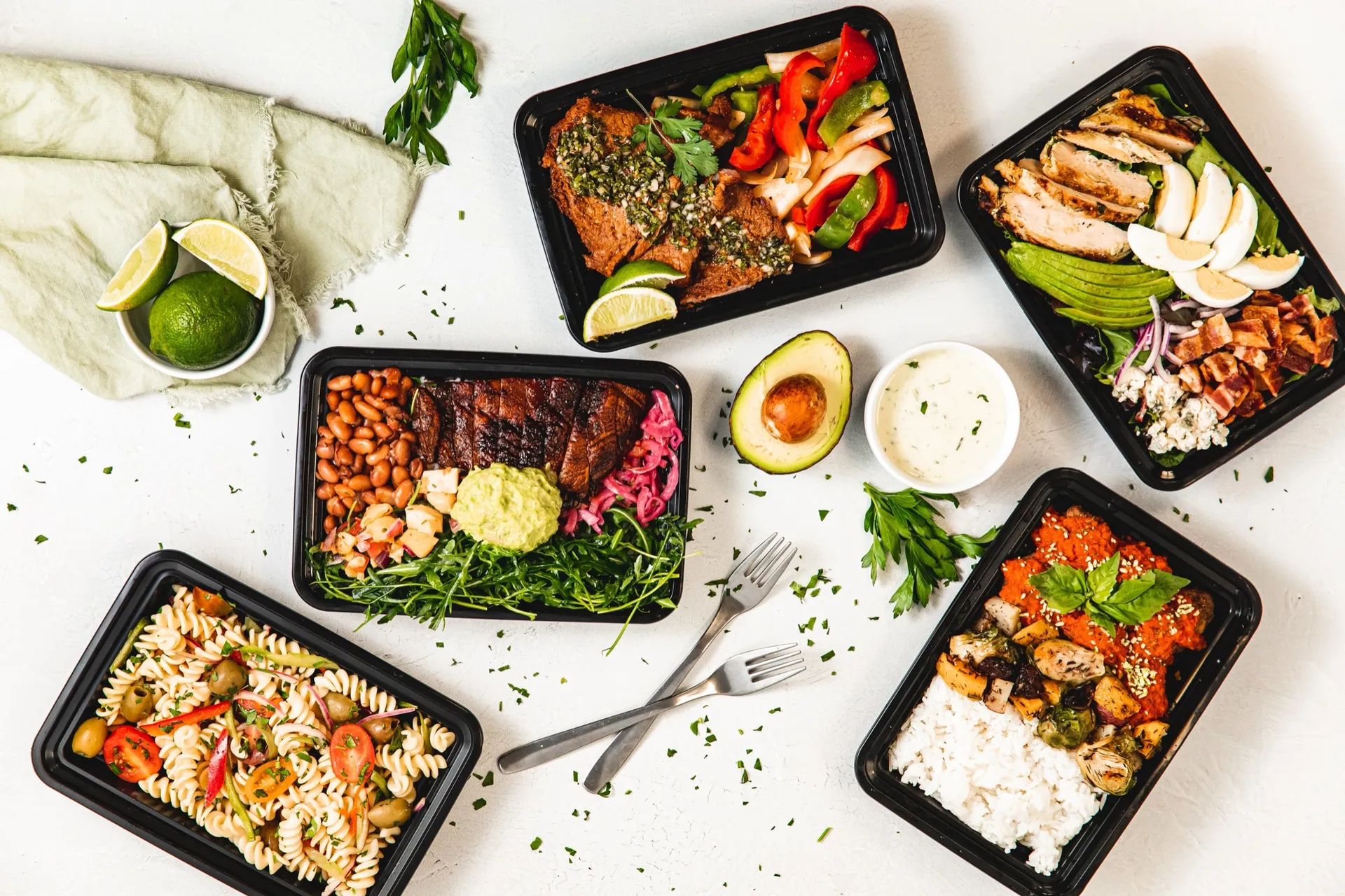 Grab and go prepared meals from Deli Nerds ready for an office fridge